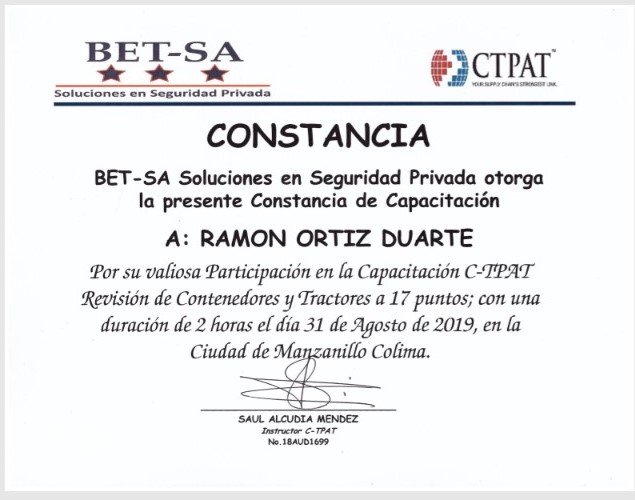 ctpat seguridad